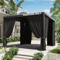 Gazebo Universal Replacement Privacy Curtain, 4-Panels Sidewall Curtains by WelcometoKimunukStore