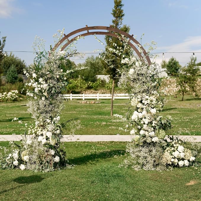 Outdoor Wooden Arbor Trellis, Wooden Garden Arbor Arch, Wedding Arches - Image 6