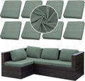 Outdoor Cushion Covers Set, Replacement by SUKAIKEQA