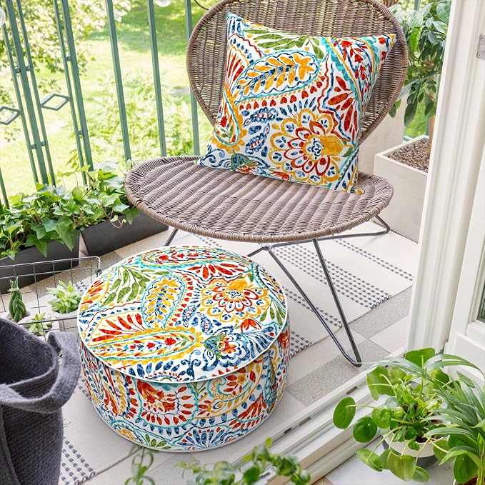 Inflatable Ottoman Stool D21 xH9 - Image 3