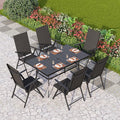 PHI VILLA 7 Piece Patio Dining Set by PHIVILLAThepioneerofcomfortablehouseholdsupplies
