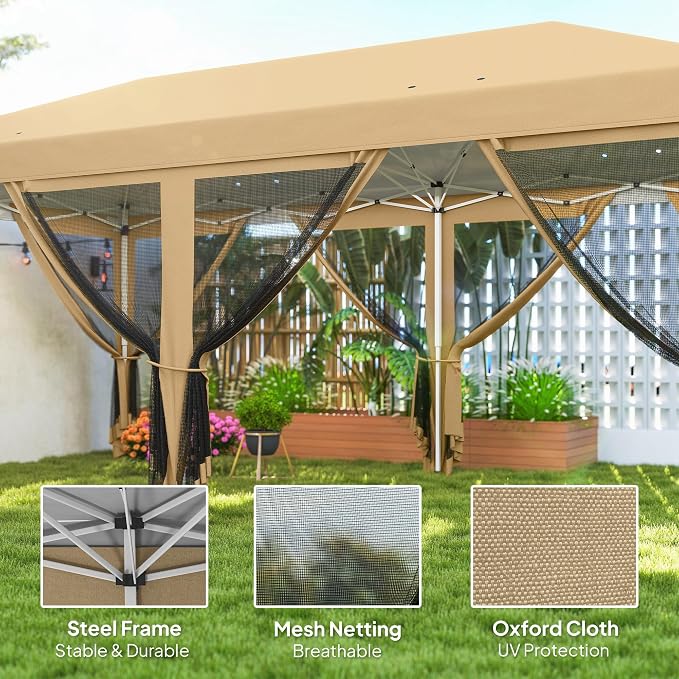 Outsunny 10' x 20' Pop Up Canopy Tent - Image 3