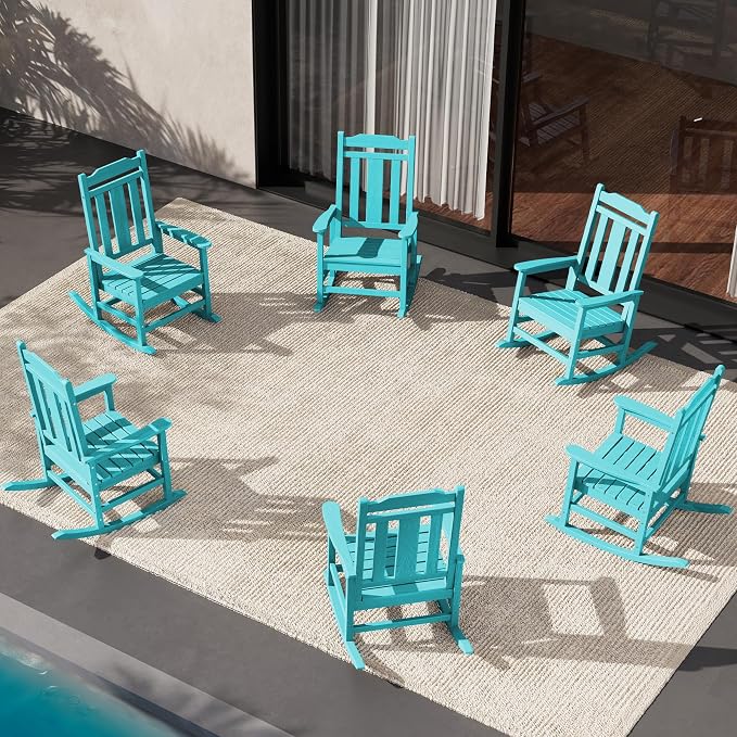 SERWALL HDPE Outdoor Rocking Chair by SERWALL