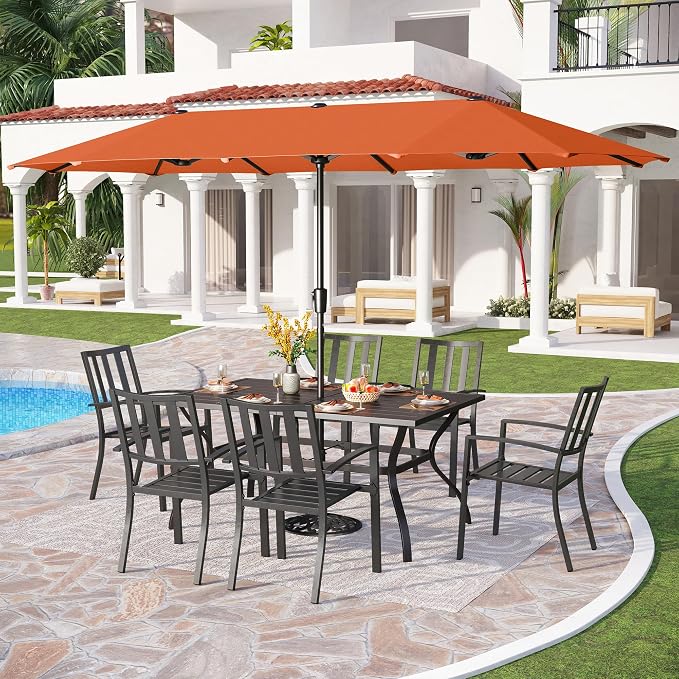 PHI VILLA 7 Piece Patio Dining Set - Image 2