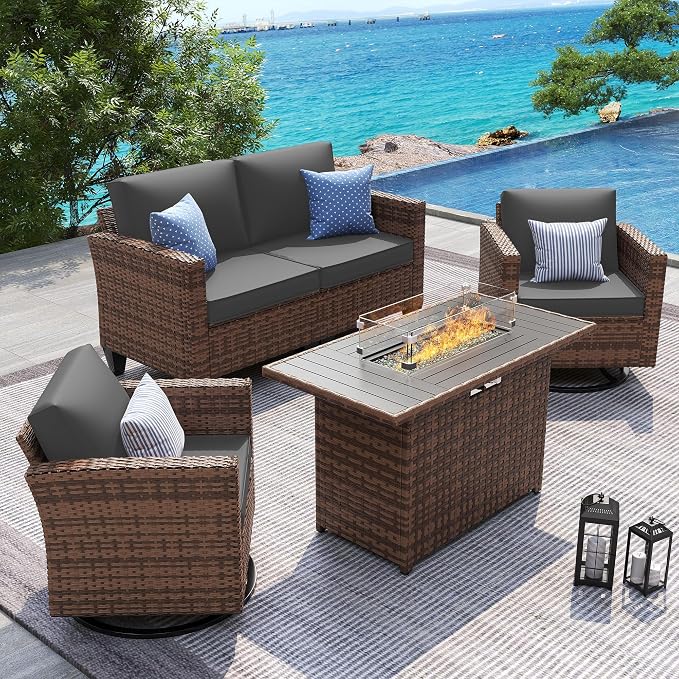UDPATIO 5 Pieces Patio Furniture Set by UDPATIO