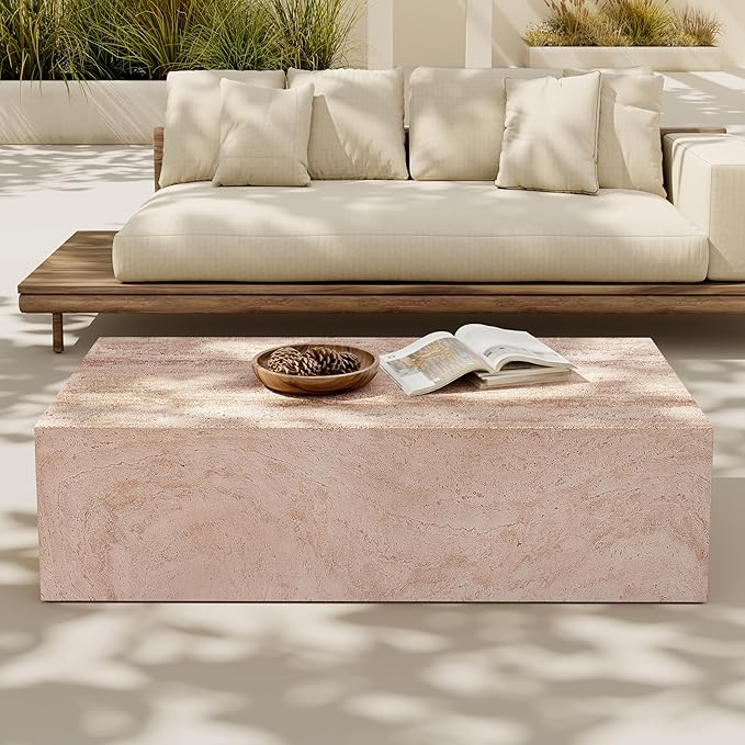 Christopher Knight Home Jorine 43.5" Outdoor Rectangular Coffee Table, - Image 4