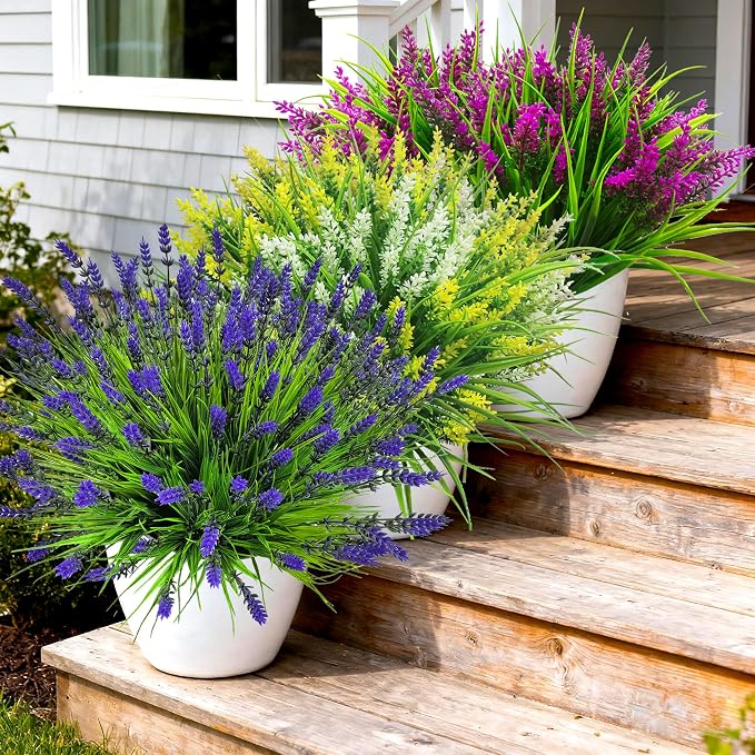 Artificial Plants Outdoor, Plastic Faux Plants - Image 3