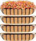 4pcs 30" Window Box Deck Railing Planter by LAWYAMAI