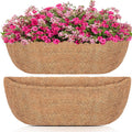 Y&M 36" Coco Liner for Window Box Deck Basket Planter Trough Coconut Fiber by YM