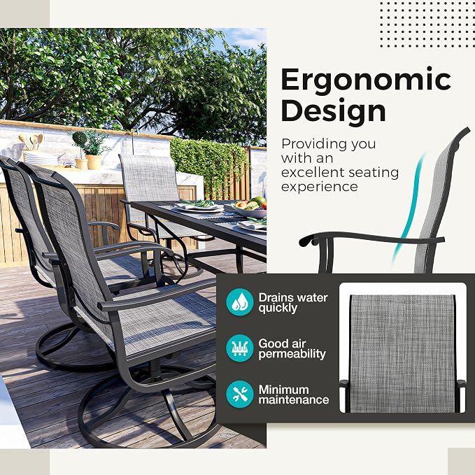 Pamapic 7-Piece Patio Dining Furniture Set - Image 5