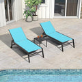 PURPLE LEAF Extra Large Outdoor Chaise Lounge 4 Pieces Aluminum Patio Lounge by PURPLELEAF