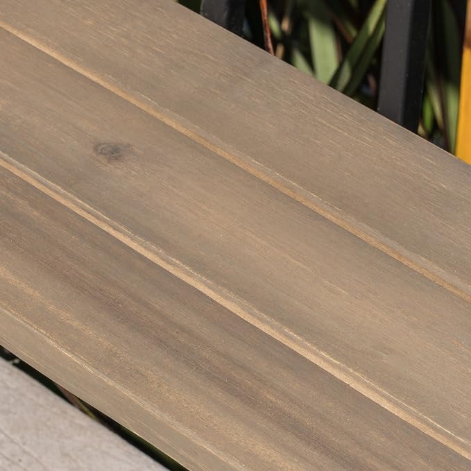 Christopher Knight Home Caribbean Outdoor Acacia Wood Balcony Bar Table - Image 7