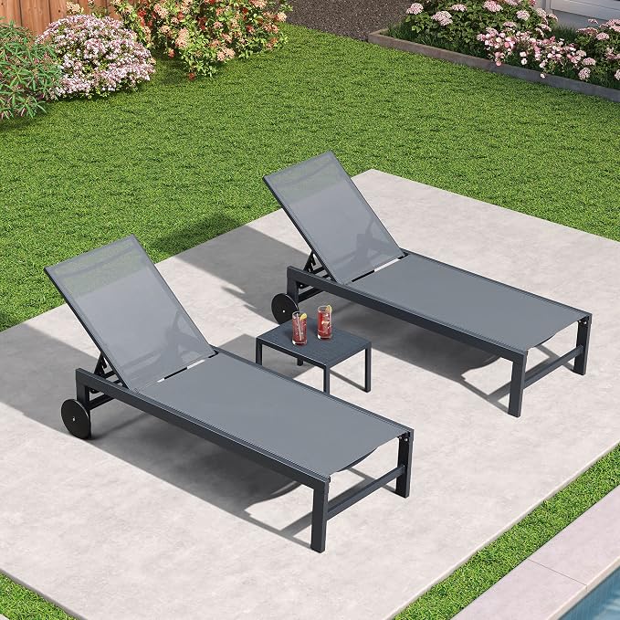 PURPLE LEAF Outdoor Chaise Lounge - Image 2