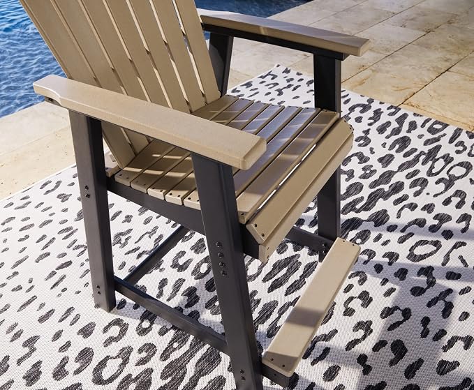 Signature Design by Ashley Outdoor Fairen Trail HDPE Patio Barstool - Image 7