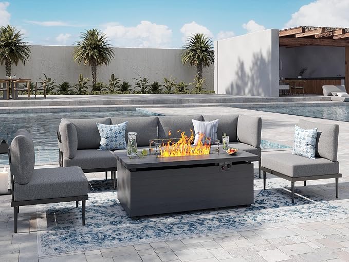 Sundale Outdoor 7 Pieces Patio Furniture Set - Image 9