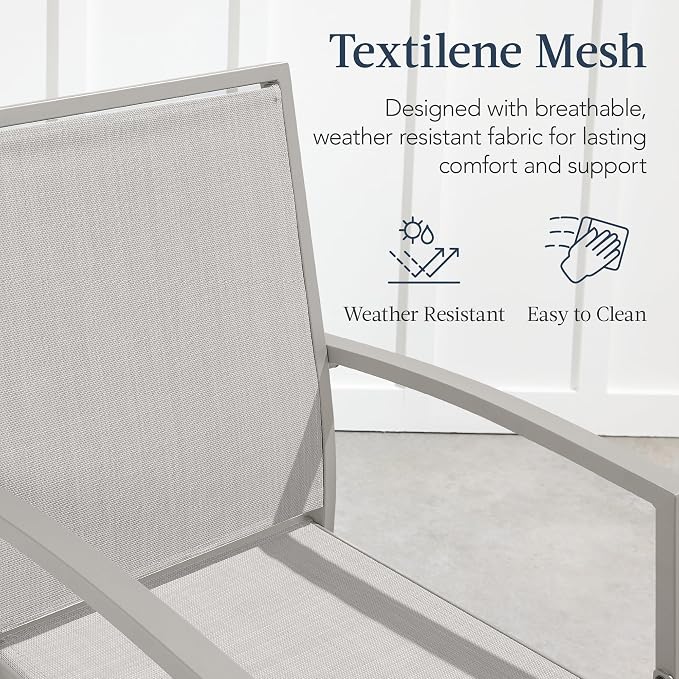 Best Choice Products Outdoor Bar Stools Set of 2, Bar Height, Patio Furniture - Image 4