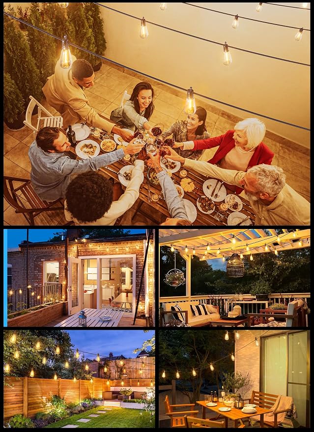 Brightown 58FT Solar String Lights Outdoor Waterproof - Image 7