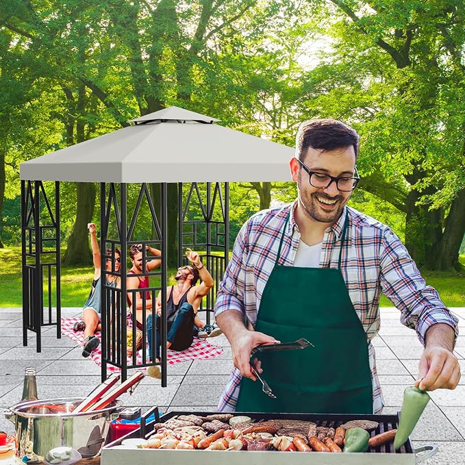 Gazebo Canopy Replacement 10x10ft Outdoor Shelter - Image 6