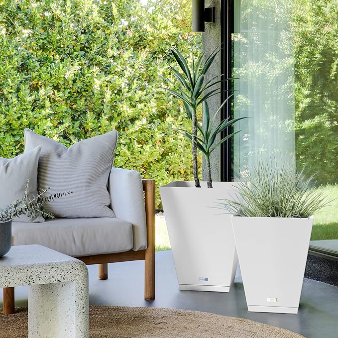 Veradek Nobleton Indoor/Outdoor Wide Square Planter - Image 5
