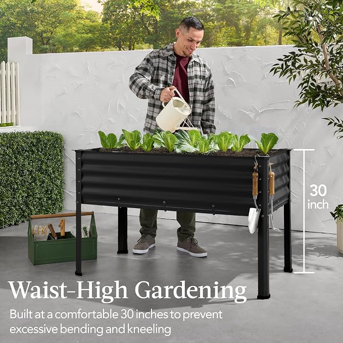 Best Choice Products 48x24x30in Galvanized Raised Garden Bed, Metal Elevated - Image 3