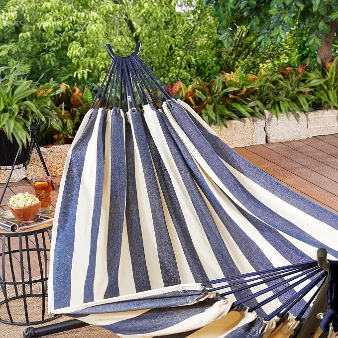 ANYOO Cotton Hammock Portable Camping Hammocks - Image 7