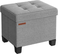 SONGMICS Storage Ottoman, Small Ottoman Foot Rest by SONGMICSbySONGMICSHOME