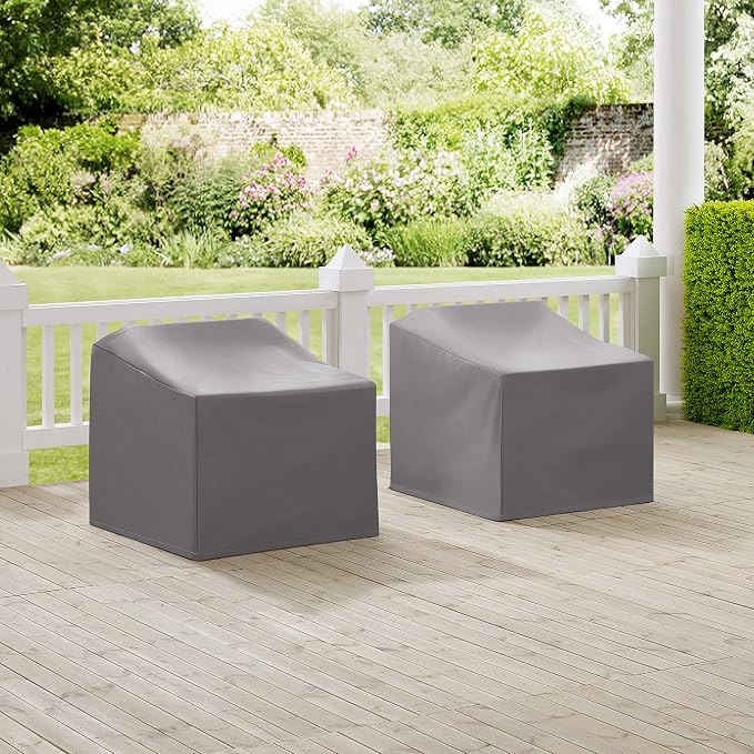 Crosley Furniture Patio Furniture Covers, Waterproof 2-Piece Outdoor Chair - Image 3