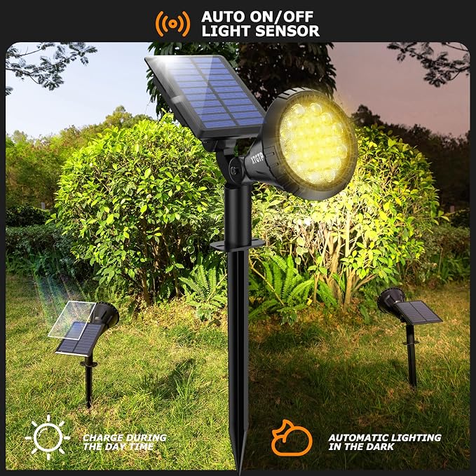 Solar Lights Outdoor, 2-in-1 Decorative Solar Landscape Lighting - Image 8