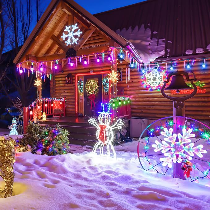 50FT RGB Solar Outdoor String Lights - Image 7