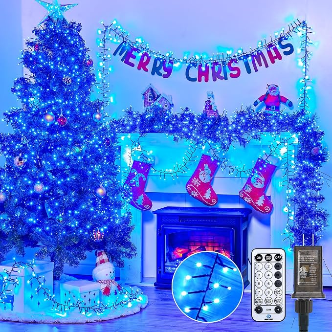 Brightown Christmas Tree Lights Outdoor Cluster Lights by Brightown