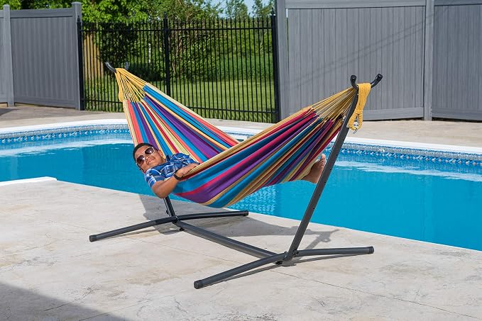 Vivere Double Cotton Hammock - Image 4
