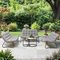 Crestlive Products Outdoor Loveseat 3PCS, Outdoor Sofa Set, All-Weather Boho by CrestliveProducts