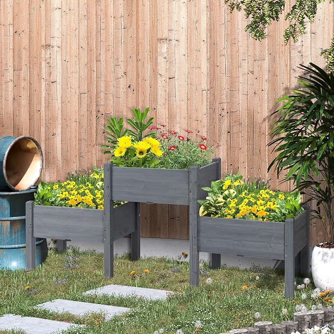 Outsunny Raised Garden Bed - Image 2