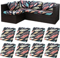 8Pcs Patio Cushion Covers, Outdoor Cushions Covers, Stretch Cushion Covers by Unknown