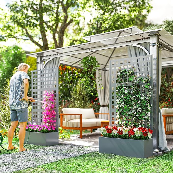 Outsunny Galvanized Raised Garden Bed - Image 8