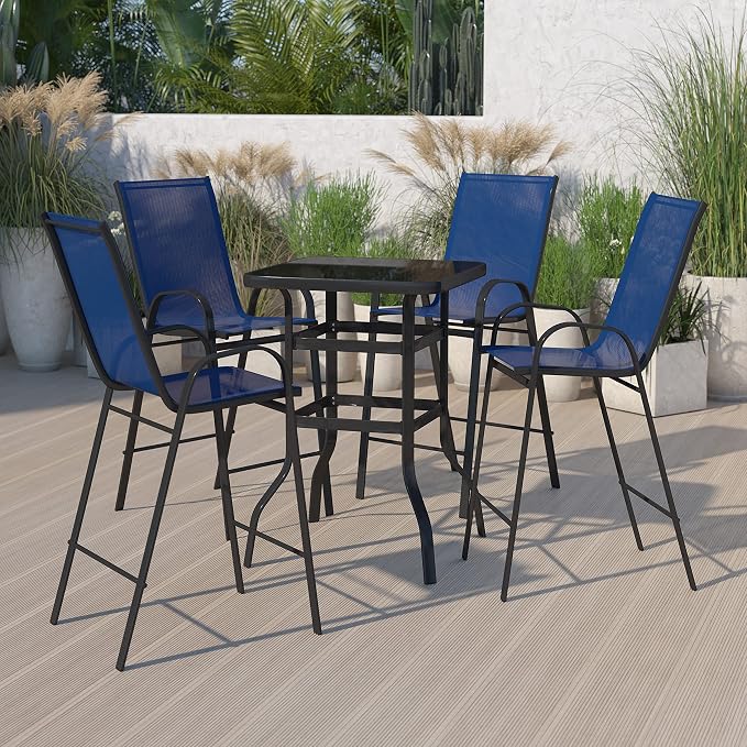 Flash Furniture Brazos Bar Table Set - Image 2