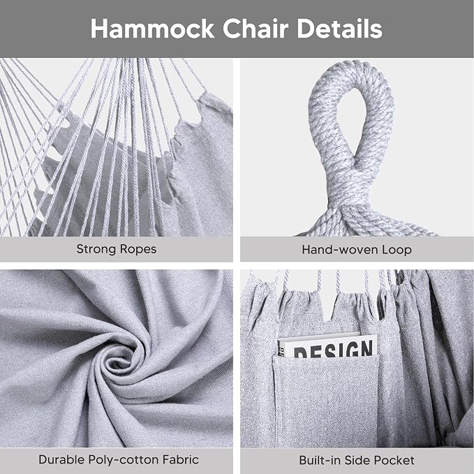 SUNCREAT 2-in-1 Convertible Extra Large Hammocks - Image 6