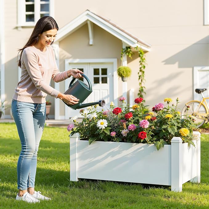 14 Gallon Raised Garden Bed, Self-Watering Raised Planter Box - Image 2