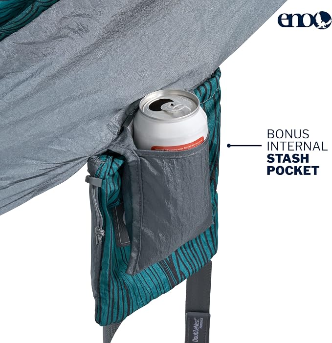 ENO, Eagles Nest Outfitters DoubleNest Lightweight Camping Hammock, 1 to 2 - Image 3