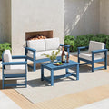 SERWALL 4 Pieces HDPE Outdoor Sofa Set by SERWALL