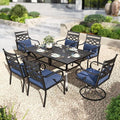 PHI VILLA 7 Pieces Outdoor Dining Set by PHIVILLAThepioneerofcomfortablehouseholdsupplies