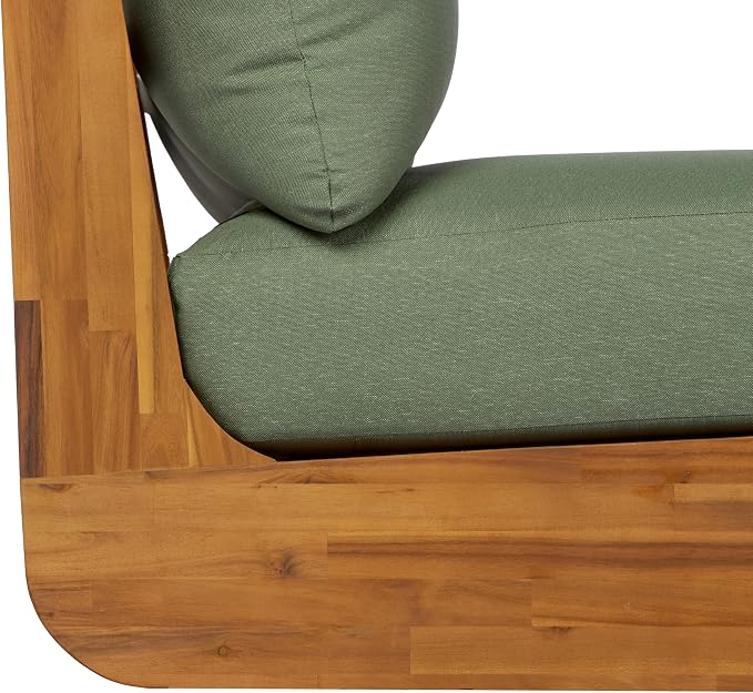 Christopher Knight Home Poppy Acacia Wood Outdoor 3 Seater Sofa - Image 12