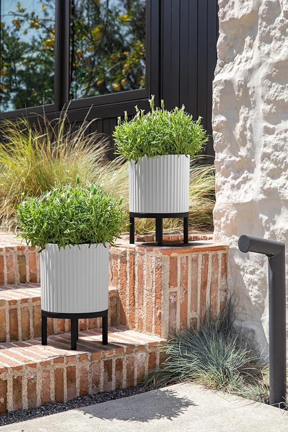 Veradek Demi Series Round Planter w/Stand - Image 7