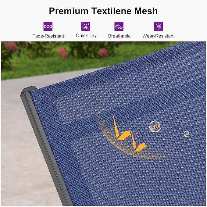 PURPLE LEAF Outdoor Chaise Lounge - Image 6