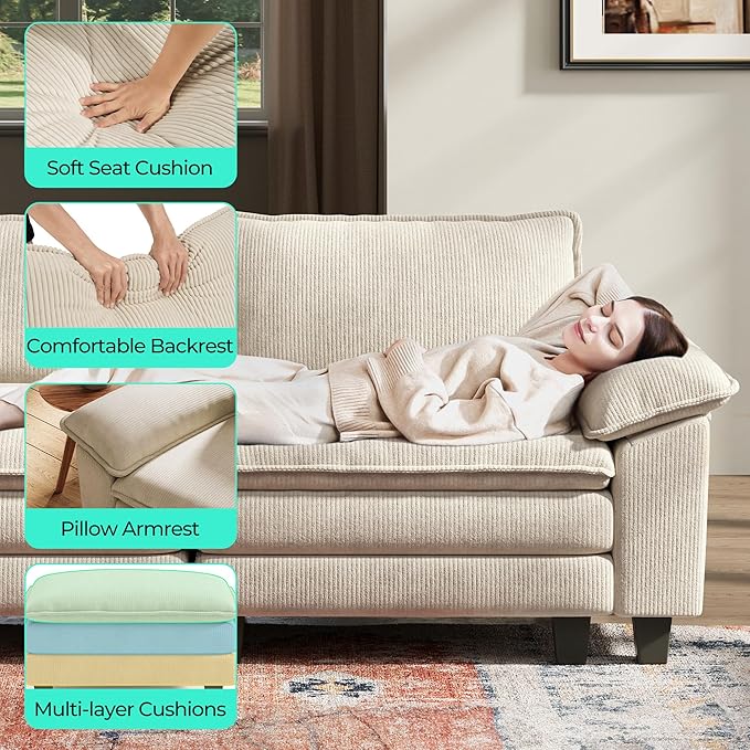 LINSY HOME Modular Sectional Sofa - Image 5