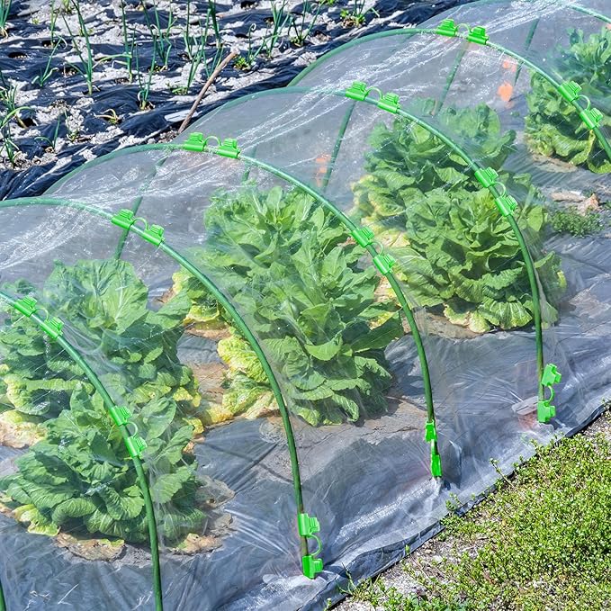 30 Pcs Garden Hoops for Raised Beds, 6mm Greenhouse Hoops Grow Tunnel - Image 7