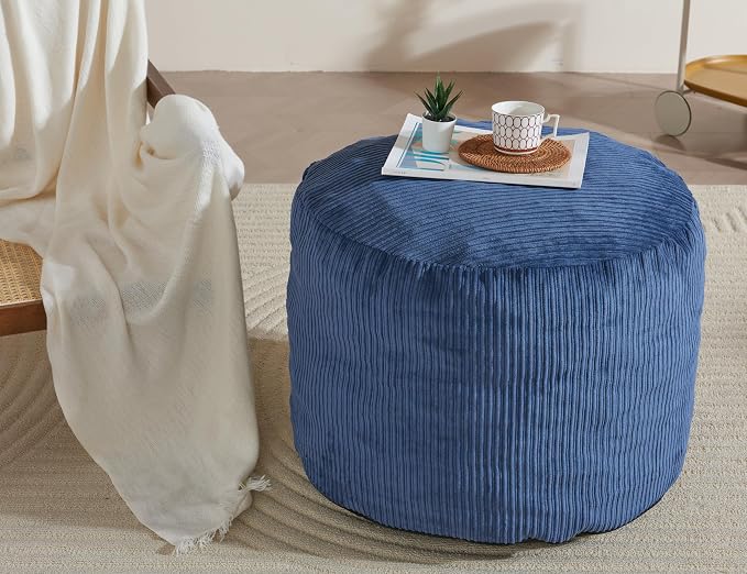 Pouf Ottoman Foot Stools with Foam Small Ottoman - Image 9