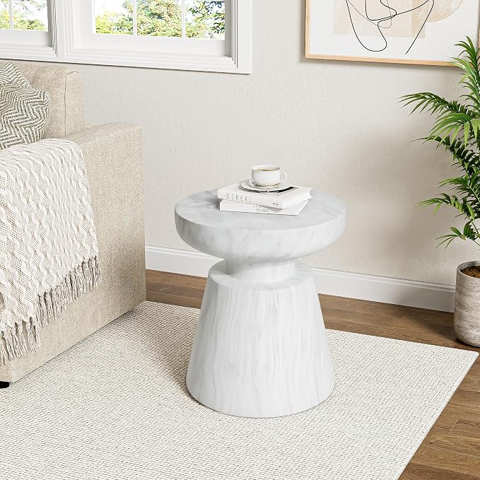 Christopher Knight Home Jayme 15"Indoor Outdoor Accent Side Table, Lightweight - Image 3