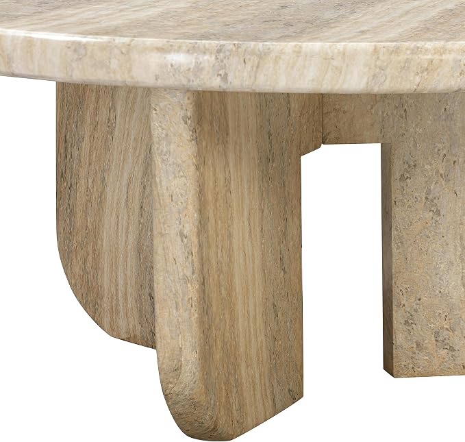 Tov Furniture Patrizia Concrete Round Coffee Table - Image 6