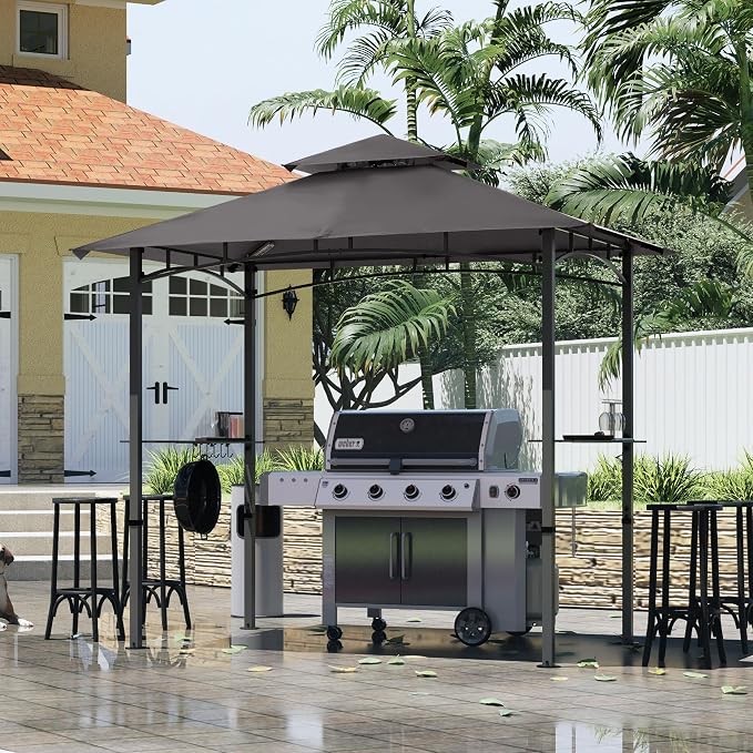 MASTERCANOPY 8 x 5 Grill Gazebo Outdoor BBQ Gazebo Canopy - Image 4